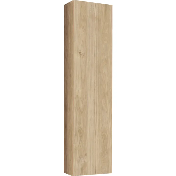 Parete attrezzata sospesa 260x170h cm con biocamino rovere Ignis 5 Gihome®