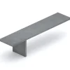 Parete attrezzata 280x202h cm bianco lucido grigio chiaro antracite Sunset 1037