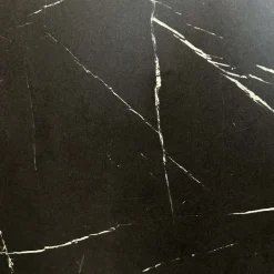Parete attrezzata 270x158h cm con biocamino grigio nero effetto marmo Clio