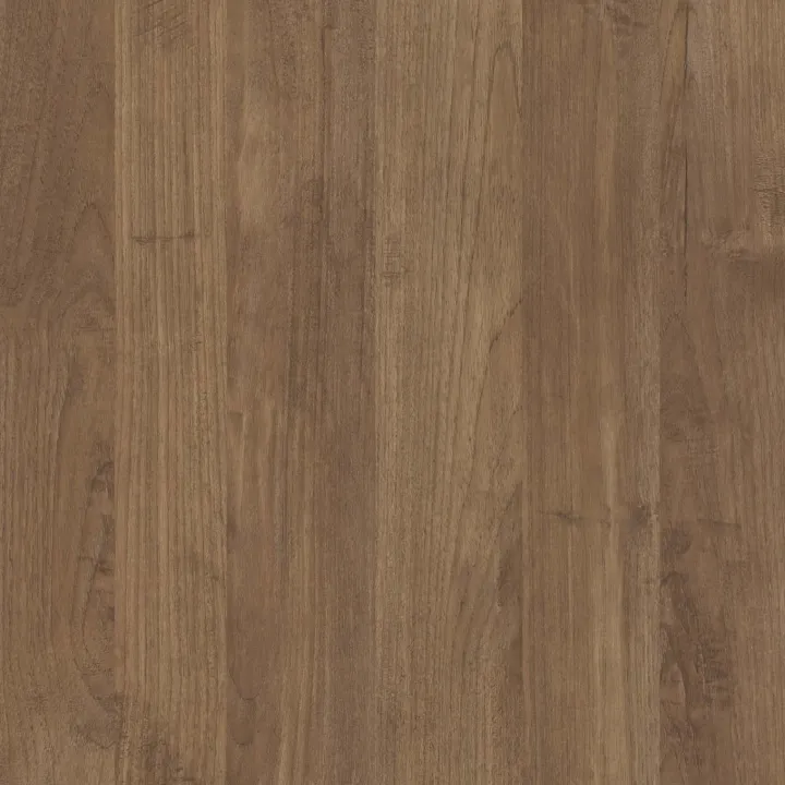 Parete attrezzata 261x186h cm con pannello cannettato effetto travertino beige rovere scuro Sunset Decor 1049