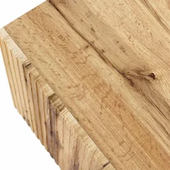 Parete attrezzata 290x183h cm moderna cannettato quercia Essence
