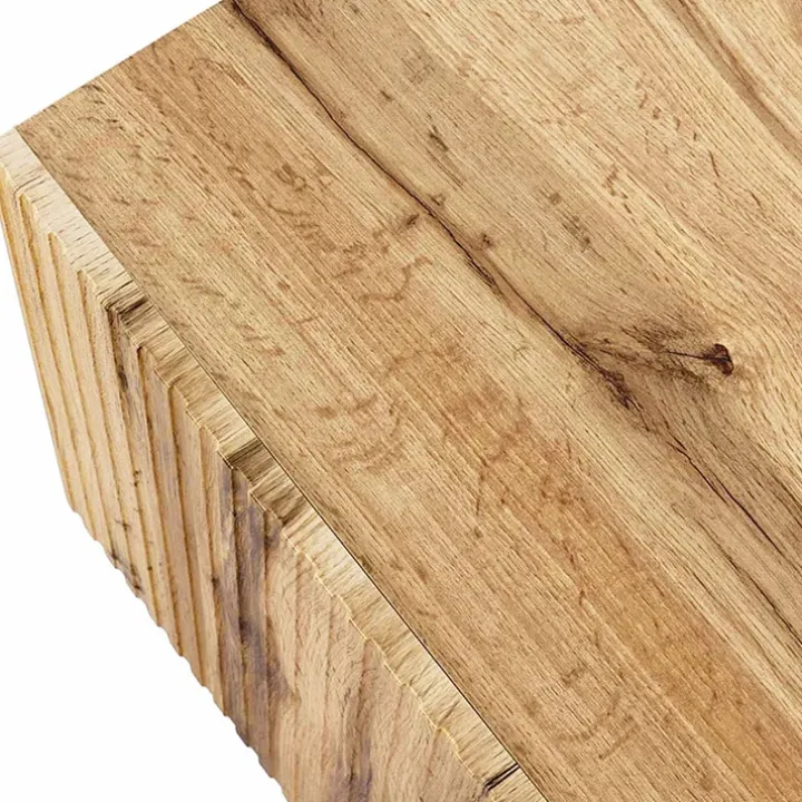 Parete attrezzata 290x183h cm moderna cannettato quercia Essence