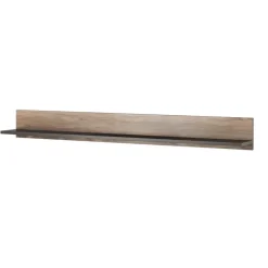 Parete attrezzata 325x206h cm noce rovere grigio Paloma 2