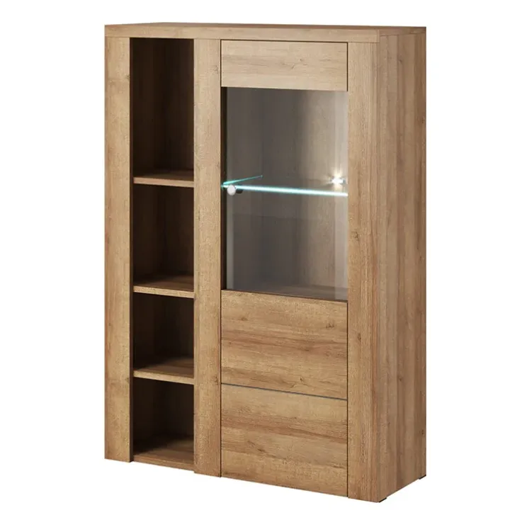 Parete attrezzata 325x206h cm rovere Paloma 2