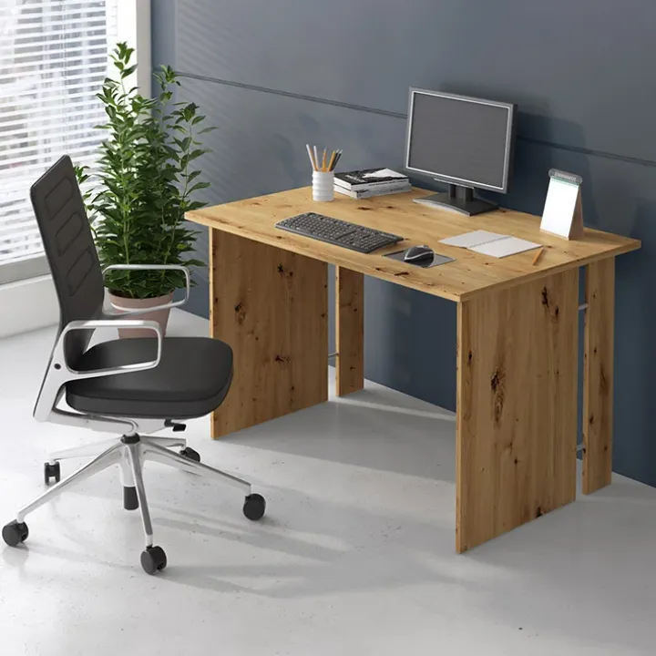 Scrivania ufficio moderna 120x78cm rovere Woody