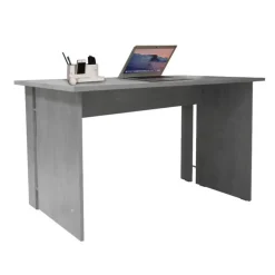 Scrivania ufficio moderna 150x78cm cemento Woody