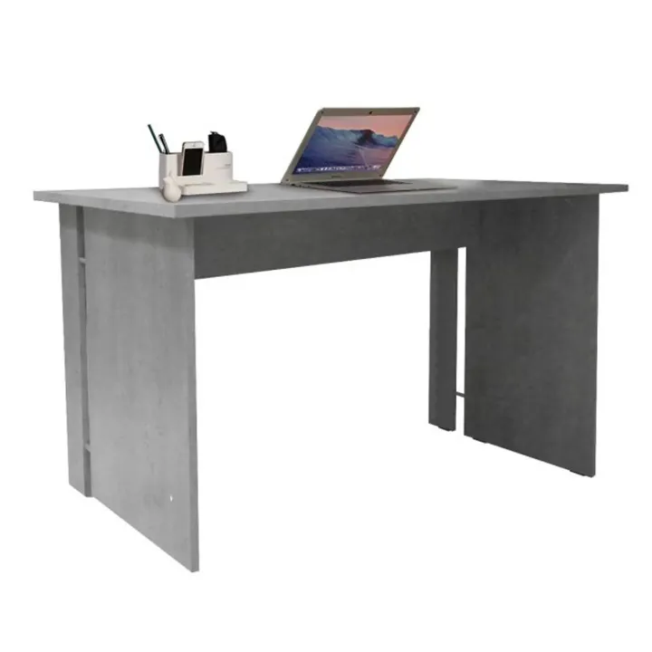 Scrivania ufficio moderna 150x78cm cemento Woody