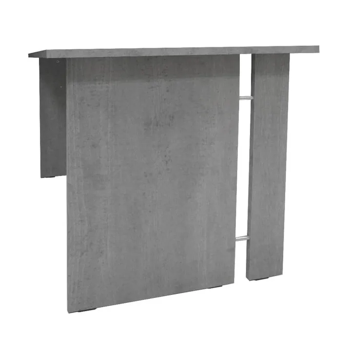 Scrivania ufficio moderna 150x78cm cemento Woody