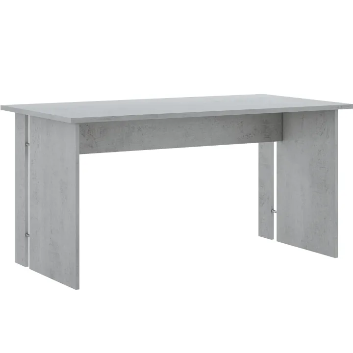 Scrivania ufficio moderna 150x78cm cemento Woody