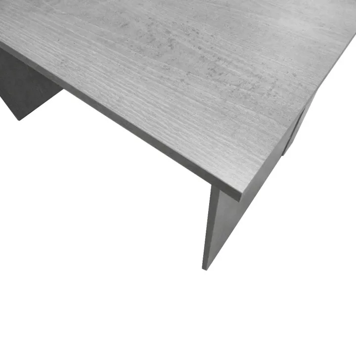 Scrivania ufficio moderna 150x78cm cemento Woody
