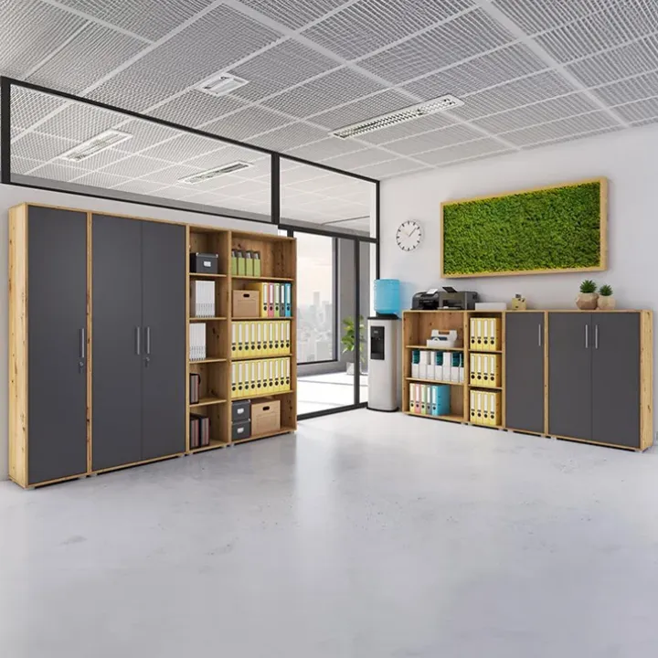 Scrivania ufficio moderna 150x78cm rovere Woody