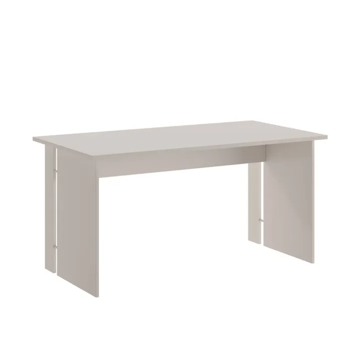 Scrivania ufficio moderna 150x78cm beige cashmere Woody