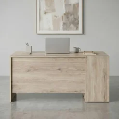 Scrivania ufficio 190x69cm moderna rovere Time X