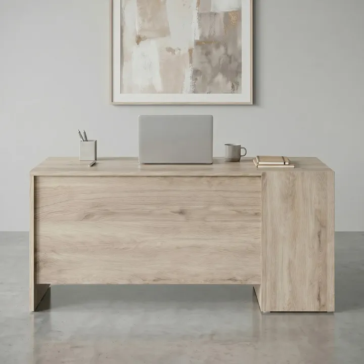 Scrivania ufficio 190x69cm moderna rovere Time X