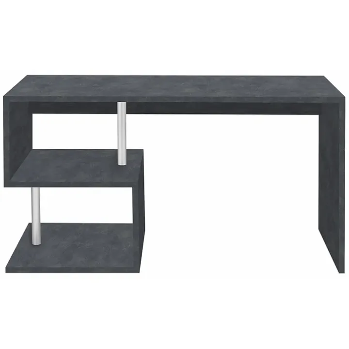 Scrivania ufficio 140x60cm nero opaco ErgoDesk