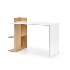 Scrivania 122x57cm ufficio moderna bianco rovere Lauren Gihome®
