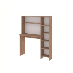 Scrivania 114x20cm ufficio salvaspazio rovere rustico Muguet
