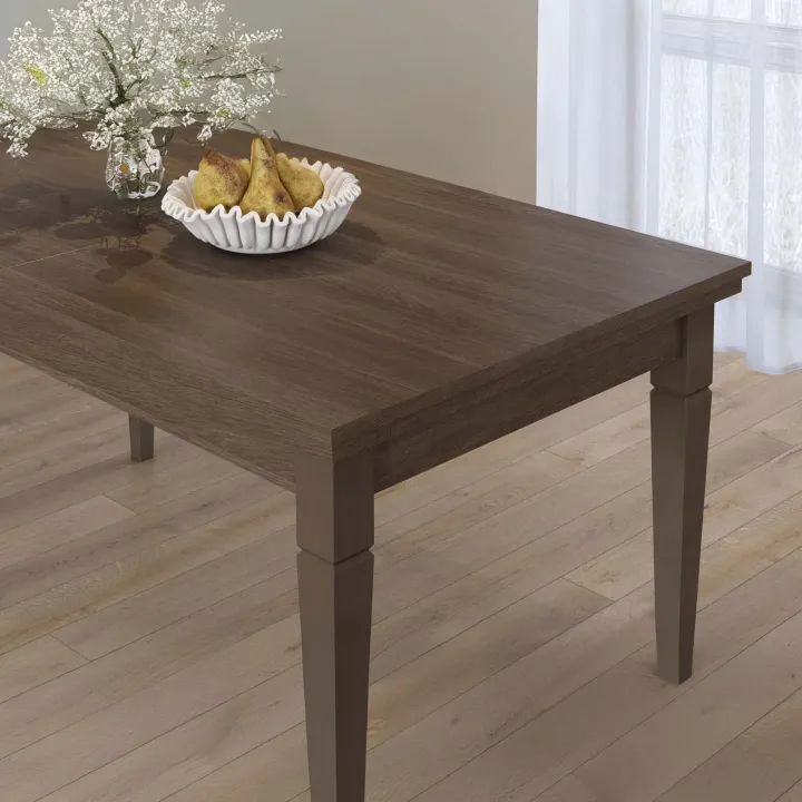 Tavolo allungabile 160/200/240cm da pranzo rovere scuro Texel