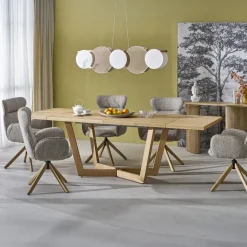 Tavolo allungabile 160/250cm industrial rovere Ridge