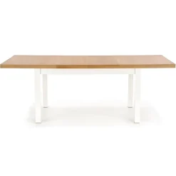 Tavolo allungabile 140/220cm rettangolare rovere nodato bianco Ace