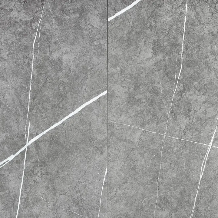 Tavolo allungabile 120/160cm rotondo marmo grigio oro Ticino