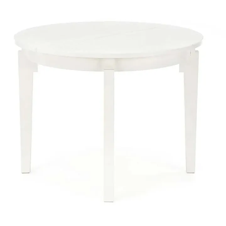 Tavolo allungabile 100/200cm rotondo moderno bianco Robin