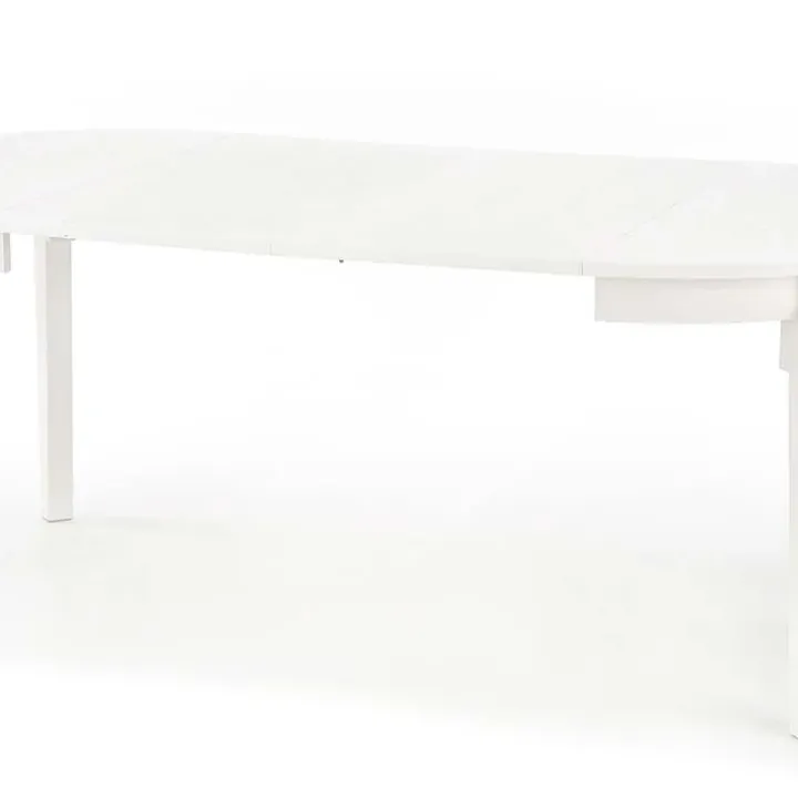 Tavolo allungabile 100/200cm rotondo moderno bianco Robin