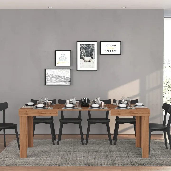 Tavolo allungabile 120-200 cm rovere Block