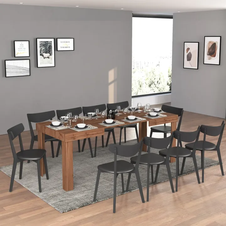 Tavolo allungabile 120-200 cm rovere Block