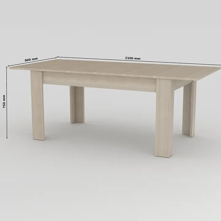 Tavolo allungabile 160-210cm rovere Zenzero