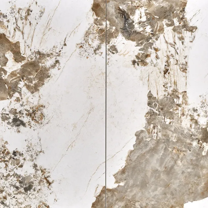 Tavolo allungabile da pranzo 160/200cm marmo bianco beige Iolanda