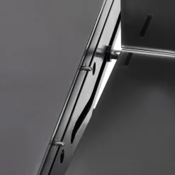 Tavolo allungabile moderno 180/220cm grigio scuro nero Borgia