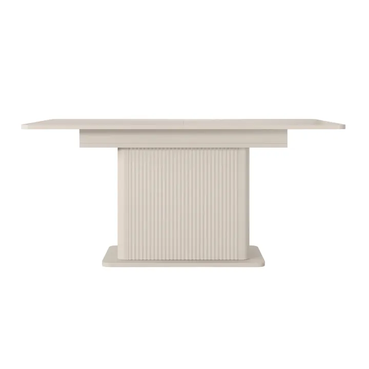Tavolo allungabile 160/200x90cm rettangolare beige cannettato Ramis
