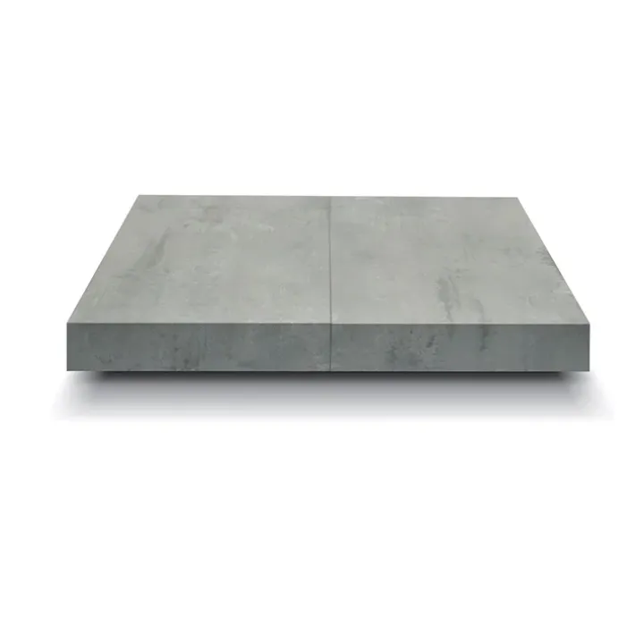 Tavolo 160/250cm allungabile grigio cemento gambe in antracite Hildago