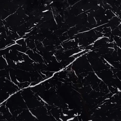 Tavolo 130/180cm allungabile moderno marmo nero Aspen