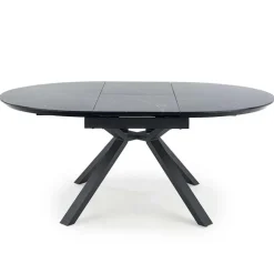 Tavolo 130/180cm allungabile moderno marmo nero Aspen