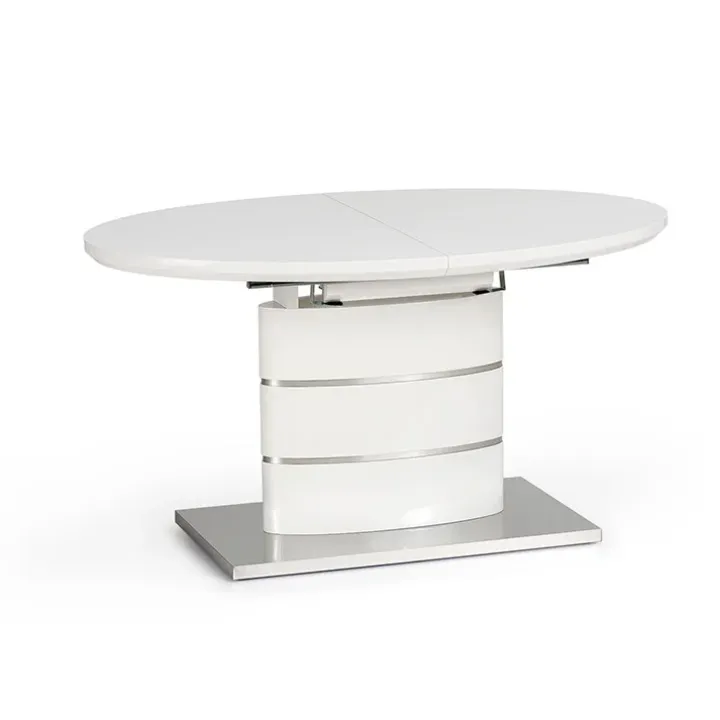 Tavolo 140/180cm allungabile moderna bianco lucido Tamarindo