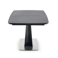 Tavolo 160/220cm allungabile moderno grigio scuro nero Sienna