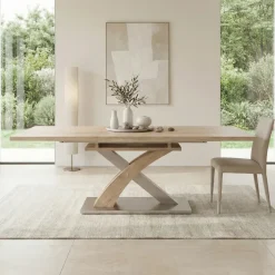 Tavolo 160/220cm allungabile rovere sonoma Iride Gihome®