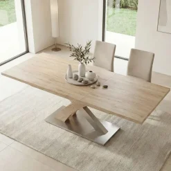 Tavolo 160/220cm allungabile rovere sonoma Iride Gihome®