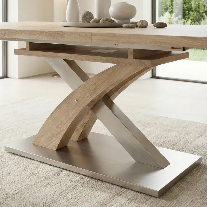 Tavolo 160/220cm allungabile rovere sonoma Iride Gihome®