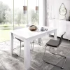 Tavolo 140/190cm da pranzo allungabile bianco lucido Afrodite