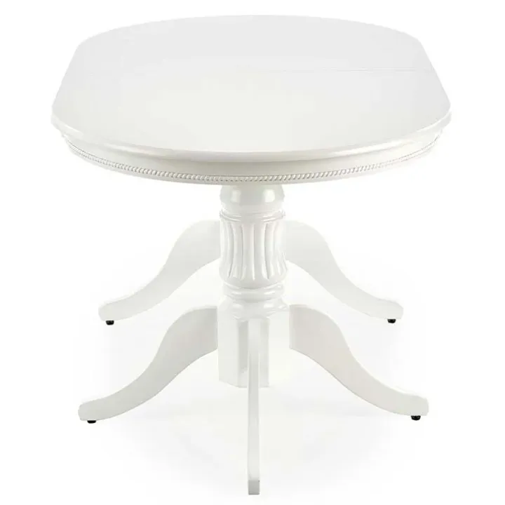 Tavolo 150/190cm da pranzo allungabile moderno bianco lucido Duncan