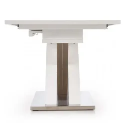 Tavolo 160/220cm in vetro allungabile bianco lucido Iride Gihome®