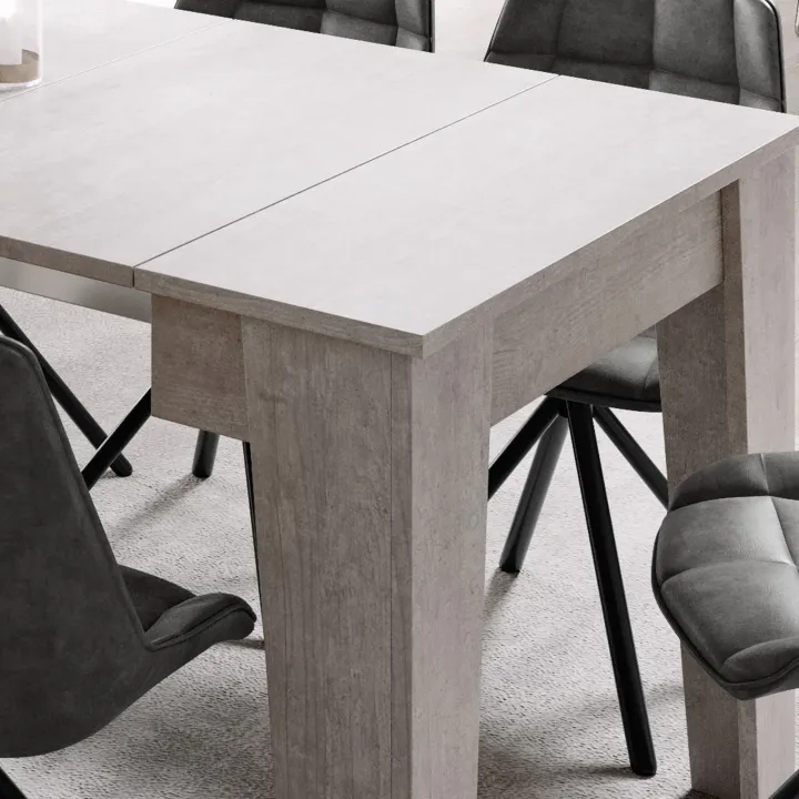 Tavolo consolle allungabile 54-306x90 cm bianco frassino Grace Gihome®