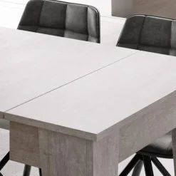 Tavolo consolle allungabile 54/306cm grigio cemento Grace Gihome®