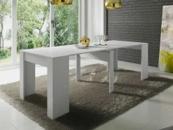 Tavolo consolle allungabile 51/237cm bianco lucido Atalanta