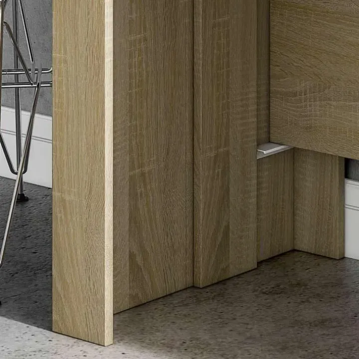 Tavolo consolle allungabile 51/237cm rovere naturale Asia Gihome®