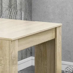 Tavolo consolle allungabile 51/237cm rovere naturale Asia Gihome®