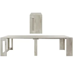 Tavolo consolle allungabile 50-300cm ossido Zenzero